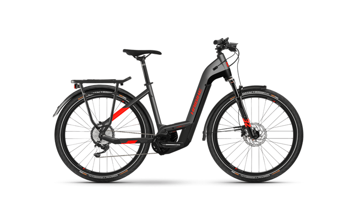 Haibike Trekking 9 | Low M/50 | Anthracite/red | 625Wh |22